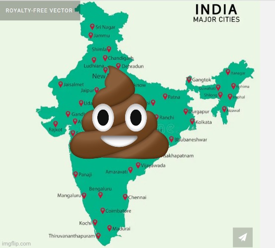 India Map | image tagged in india map | made w/ Imgflip meme maker