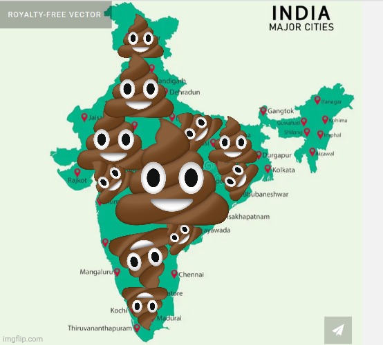 India Map | image tagged in india map | made w/ Imgflip meme maker