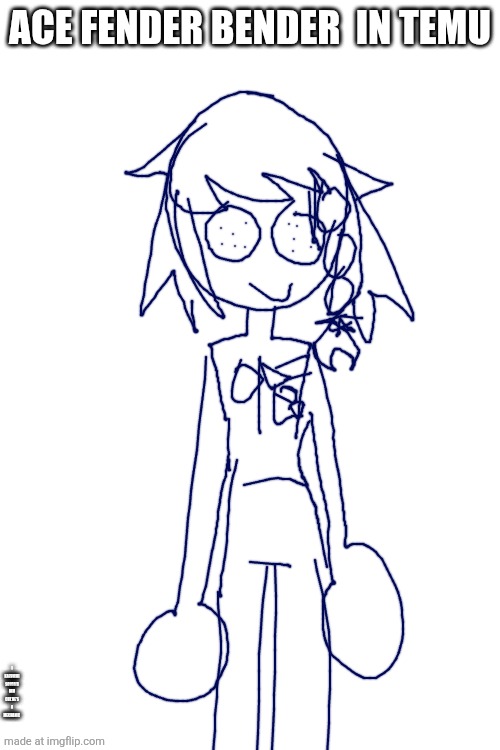 Bro What the he- | ACE FENDER BENDER  IN TEMU; I KAZUICHI SOUDA'D HIM CUZ HE'S A MECHANIC | image tagged in danganronpa | made w/ Imgflip meme maker