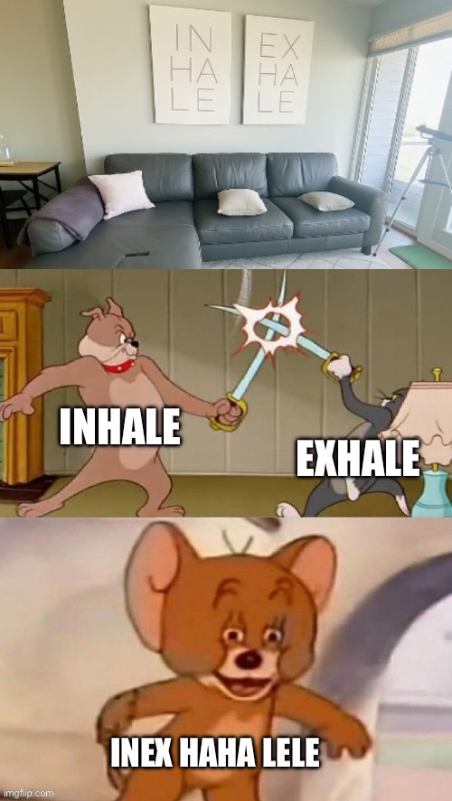 This was not my idea, credit goes to the original creator | image tagged in tom and jerry,funny | made w/ Imgflip meme maker