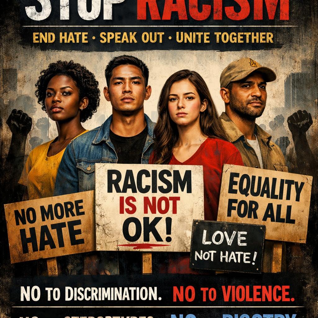 spreading awareness about racism Blank Meme Template