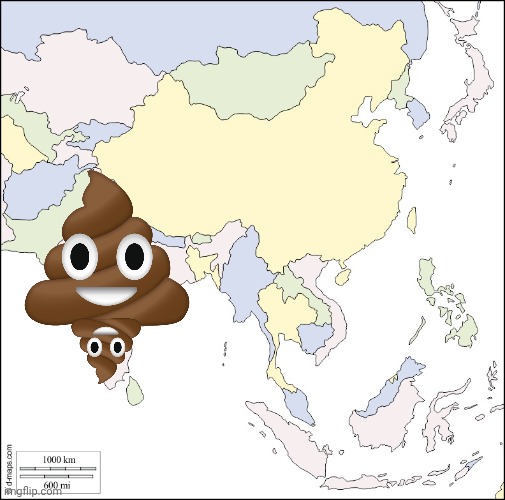Asia Map | image tagged in asia map | made w/ Imgflip meme maker