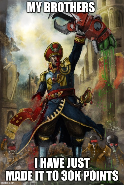 Sebastian Yarrick | MY BROTHERS; I HAVE JUST MADE IT TO 30K POINTS | image tagged in sebastian yarrick | made w/ Imgflip meme maker