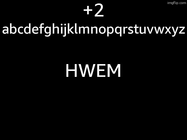 test | +2; abcdefghijklmnopqrstuvwxyz; HWEM | made w/ Imgflip meme maker