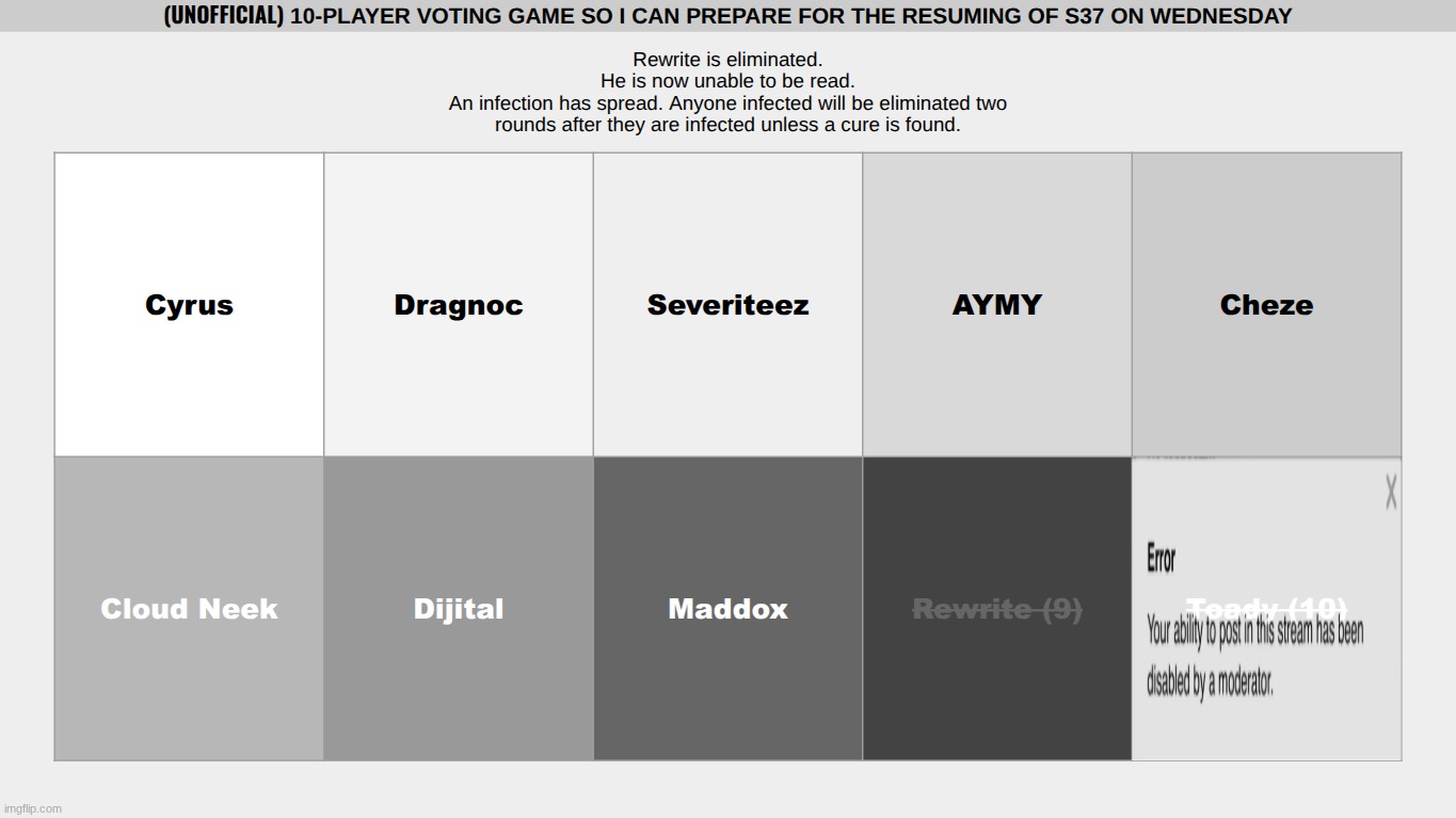 infect 1 | made w/ Imgflip meme maker