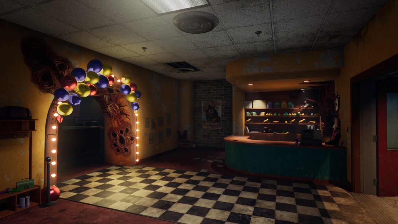 fnaf pizzeria interior Blank Meme Template