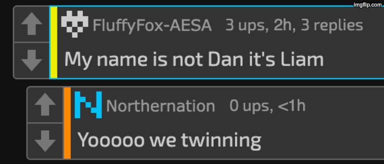 I gained sum popularity on the site so ig I could do a name reveal | made w/ Imgflip meme maker