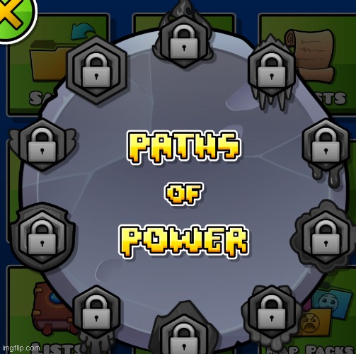 which path should i choose | image tagged in geometry dash,gaming,path | made w/ Imgflip meme maker