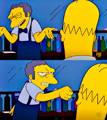 moe simpson cuchillo Blank Meme Template