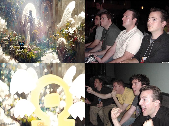 Me When the Good Part Comes | image tagged in reaction guys,greek alphabet lore,good part | made w/ Imgflip meme maker