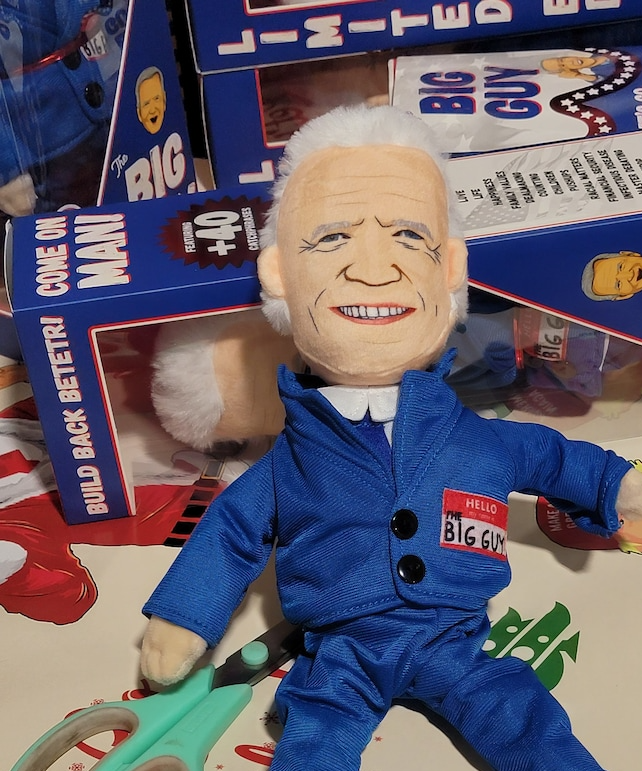 Joe Biden plush Blank Meme Template