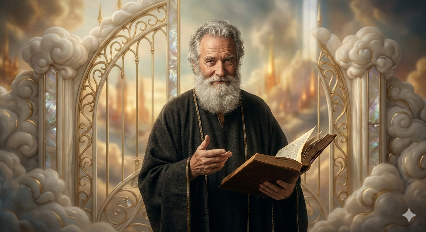 Pearly gates. Blank Meme Template