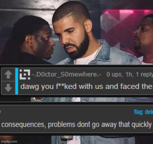 What a clown | image tagged in drake looking at phone upset | made w/ Imgflip meme maker