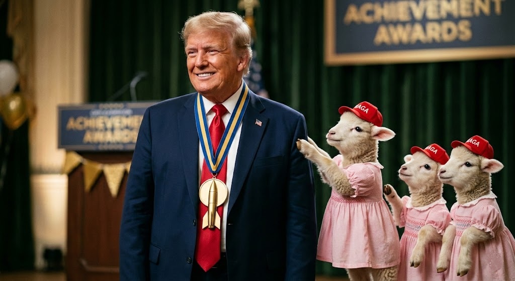 MAGA AWARD Blank Meme Template