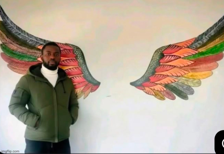 move a little to the left | image tagged in wings,paint,funny,you had one job,pictures,wing | made w/ Imgflip meme maker