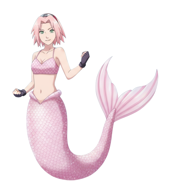 Sakura mermaid Blank Meme Template