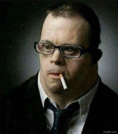 Smoking Retard Blank Meme Template