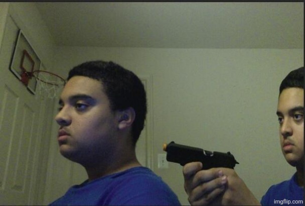 image tagged in trust nobody not even yourself | made w/ Imgflip meme maker