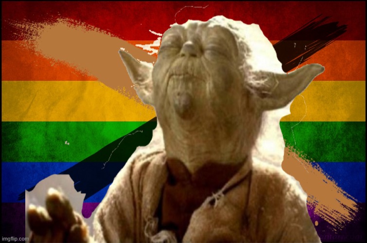 yoda icon | image tagged in black lgbt flag,star wars yoda,yoda,icons | made w/ Imgflip meme maker