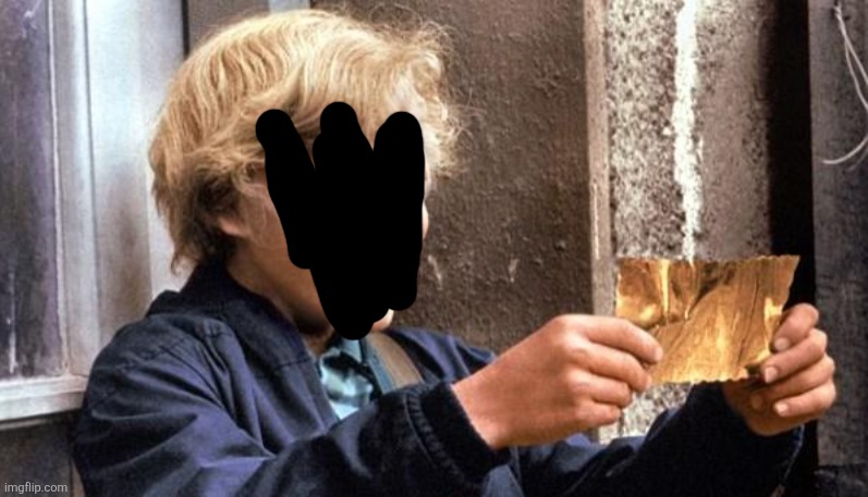 golden ticket | image tagged in golden ticket | made w/ Imgflip meme maker