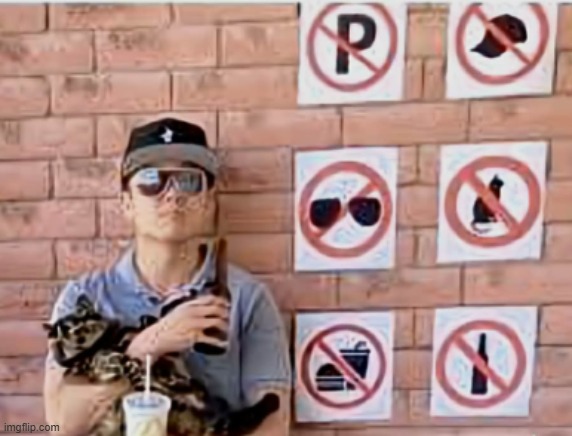 "rules are meant to be broken" ahh type shi | image tagged in shitpost | made w/ Imgflip meme maker