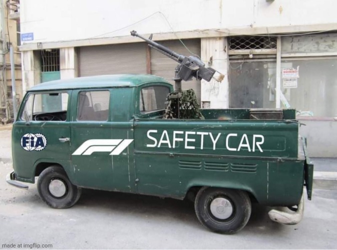 this year's safety car for the Saudi Arabian grand prix for formula 1 | made w/ Imgflip meme maker