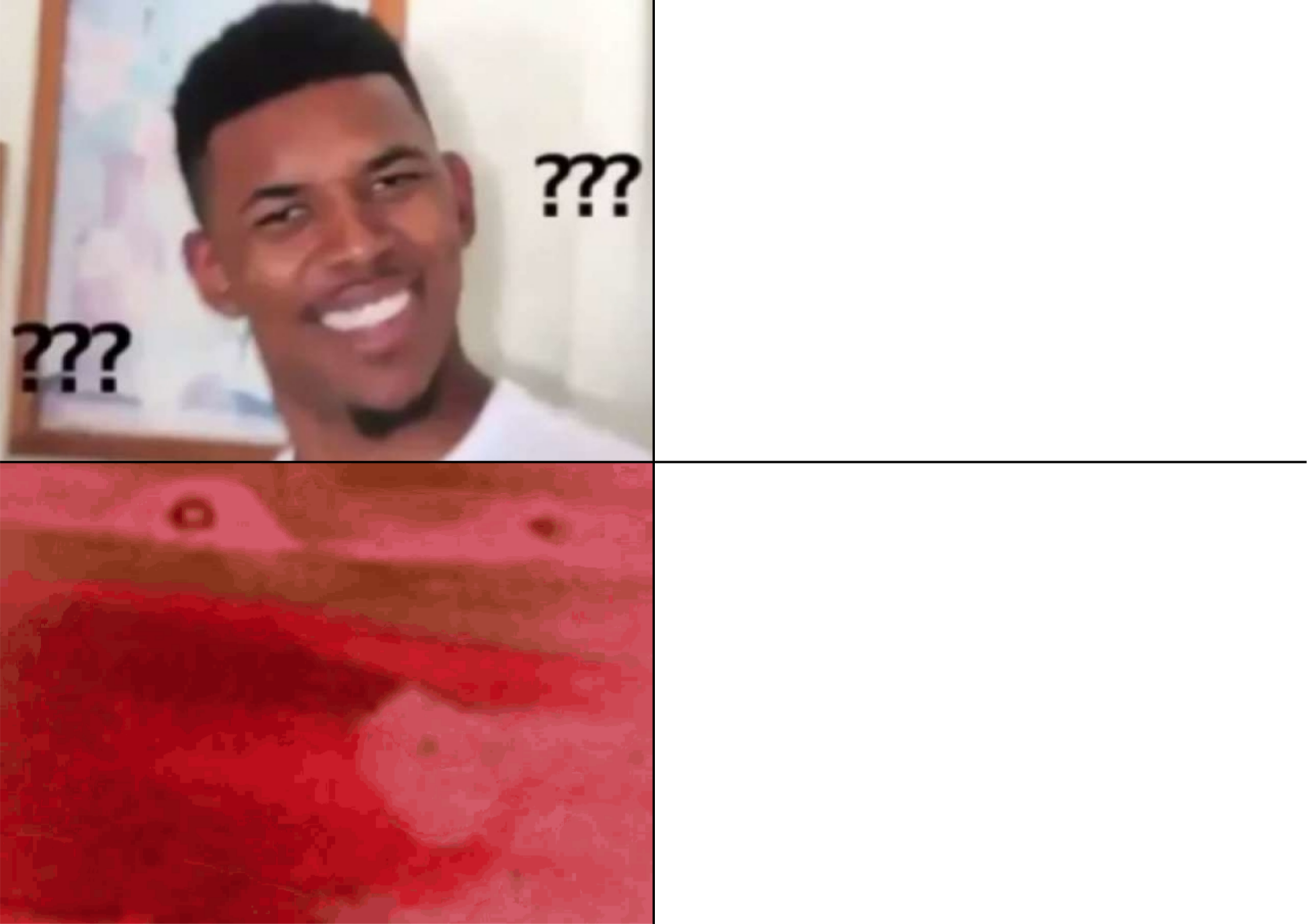 Confused then Anger Blank Meme Template