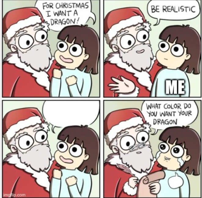 DRAGON Blank Meme Template