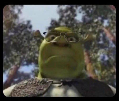 shrek glasses Blank Meme Template