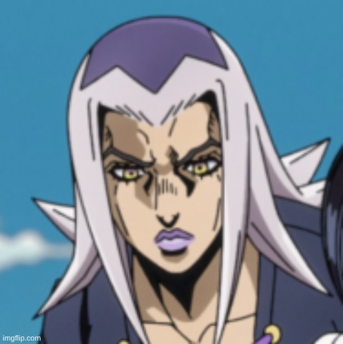 Staring Abbacchio | image tagged in staring abbacchio | made w/ Imgflip meme maker