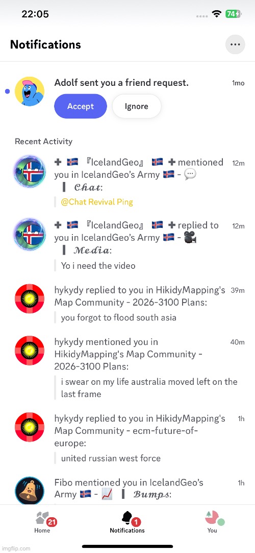 Notifications reveal | made w/ Imgflip meme maker