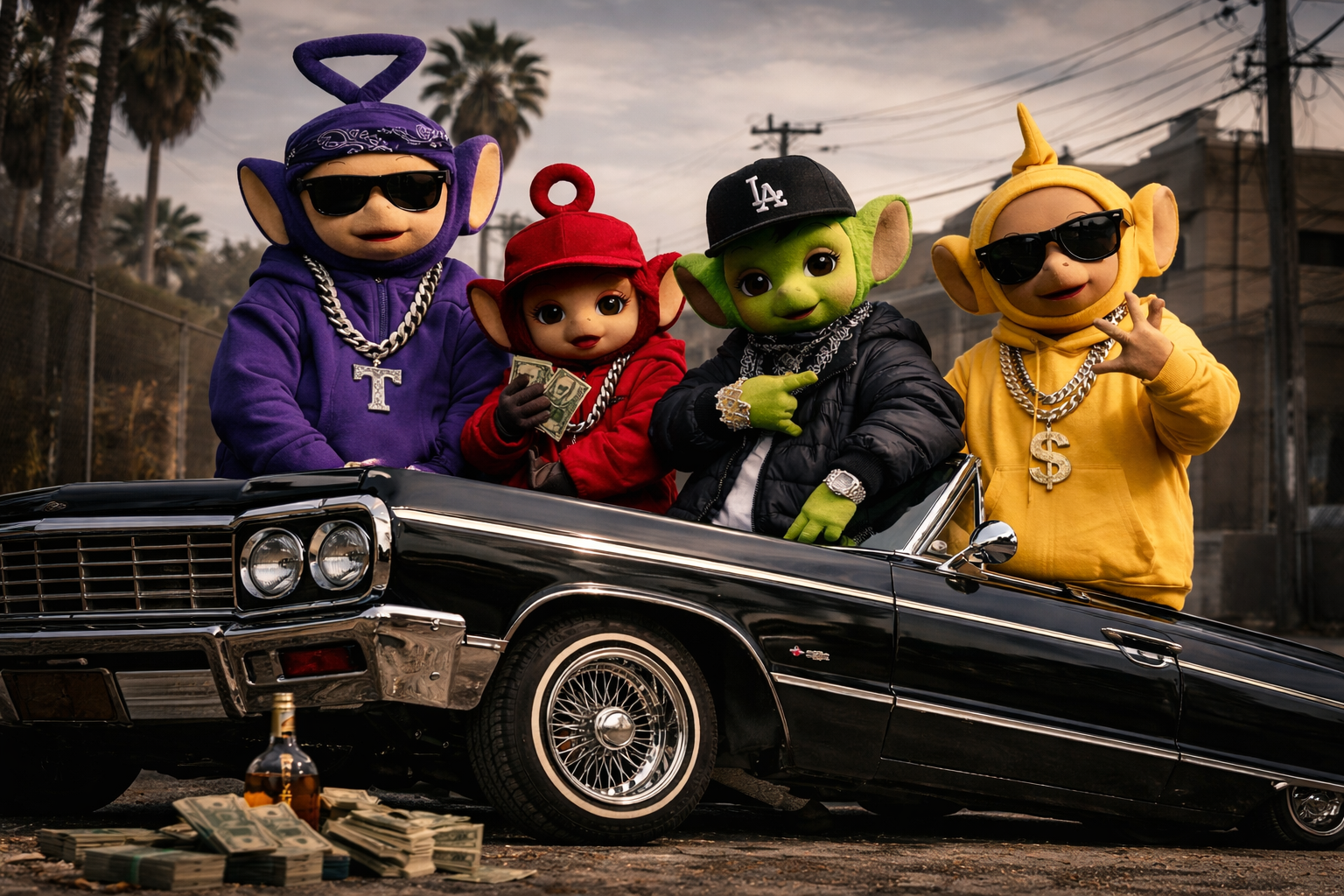 Teletubbies Blank Meme Template