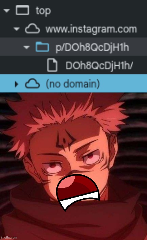 image tagged in sukuna | made w/ Imgflip meme maker