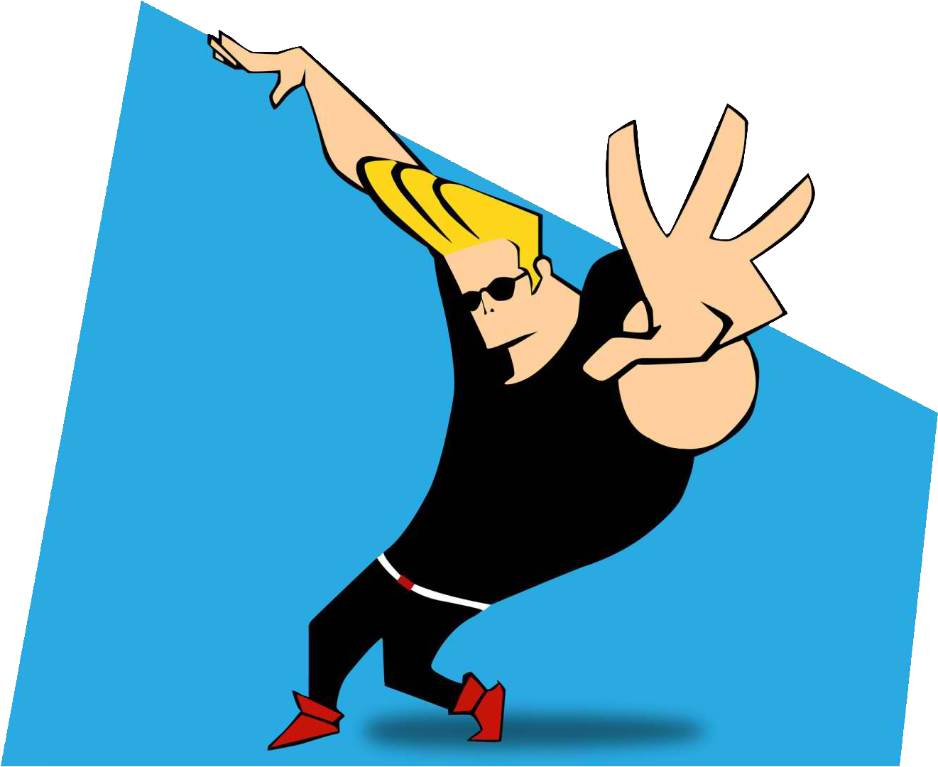 Johnny Bravo Blank Meme Template