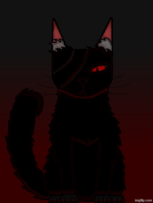 i made this months ago using a mouce and the cat is named nusrednu | image tagged in digital art,cats | made w/ Imgflip meme maker