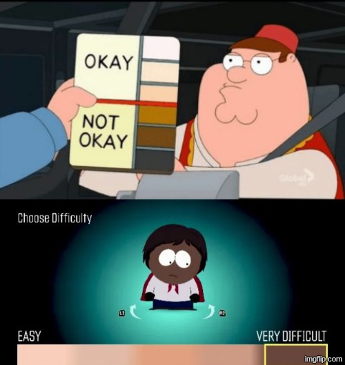 image tagged in family guy okay not okay | made w/ Imgflip meme maker