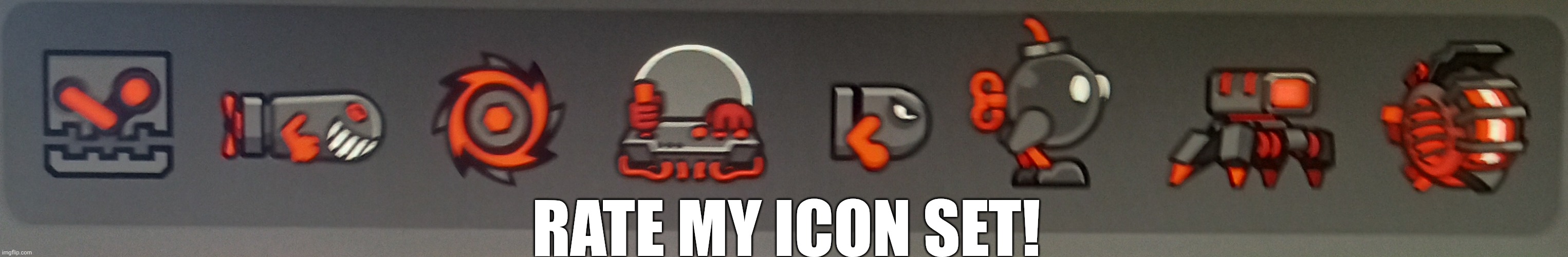 I would really like some feedback | RATE MY ICON SET! | image tagged in geometry dash | made w/ Imgflip meme maker