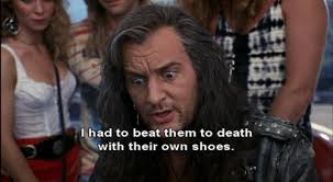 Wayne's World I had to beat them to death with their own shoes. Blank Meme Template