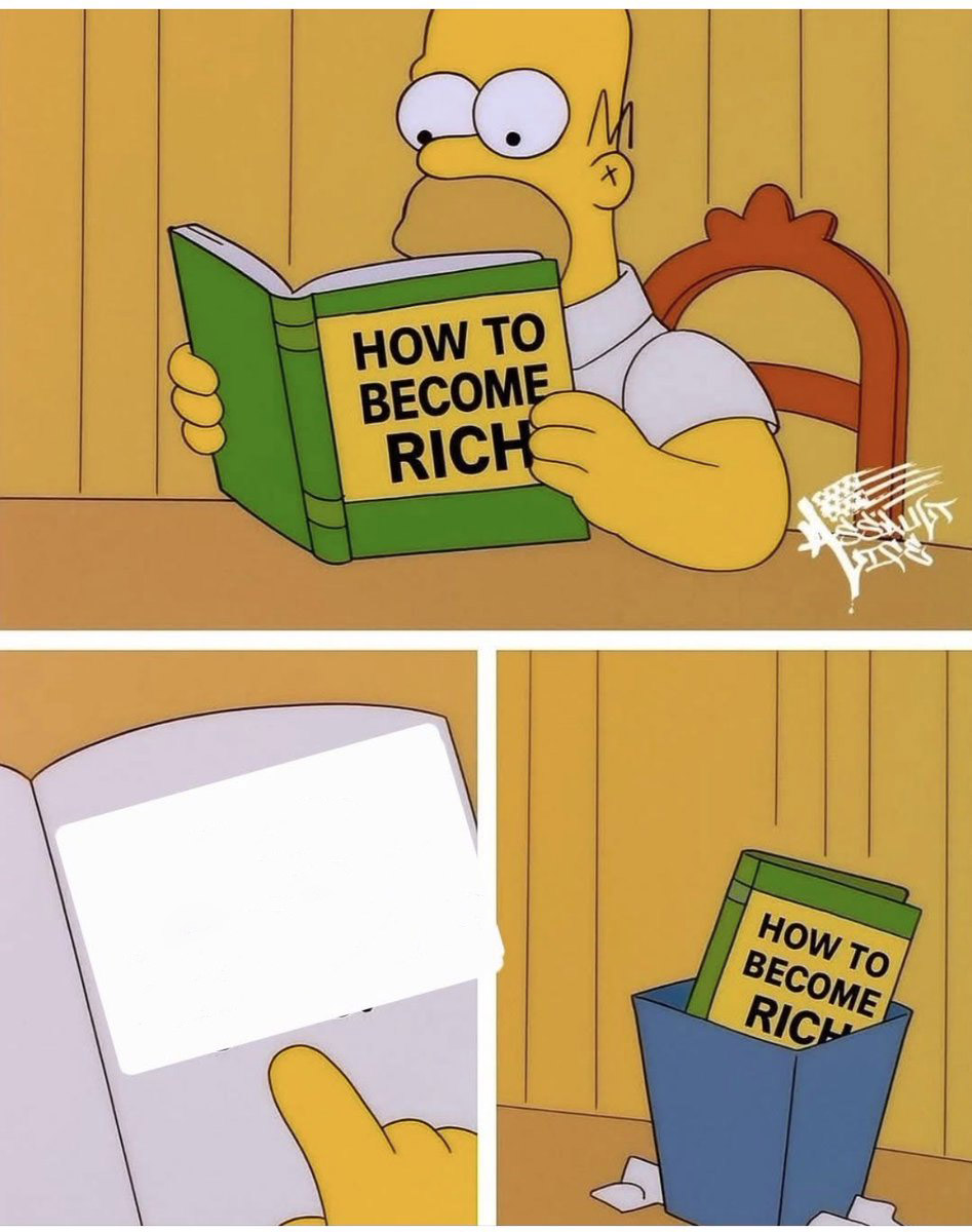 How To Become Rich Blank Meme Template