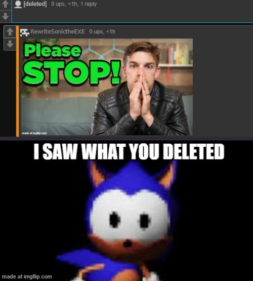 @troutteeth | image tagged in i saw what you deleted rewrite | made w/ Imgflip meme maker