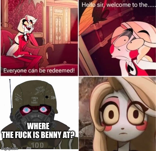 where is the platinum chip | WHERE THE FUCK IS BENNY AT? | image tagged in not everyone can be redeemed,fallout new vegas,fallout,hasbeen hotel,memes | made w/ Imgflip meme maker