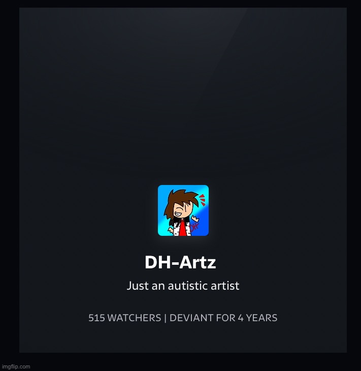 I think I found Danny ouy’s deviantart | made w/ Imgflip meme maker