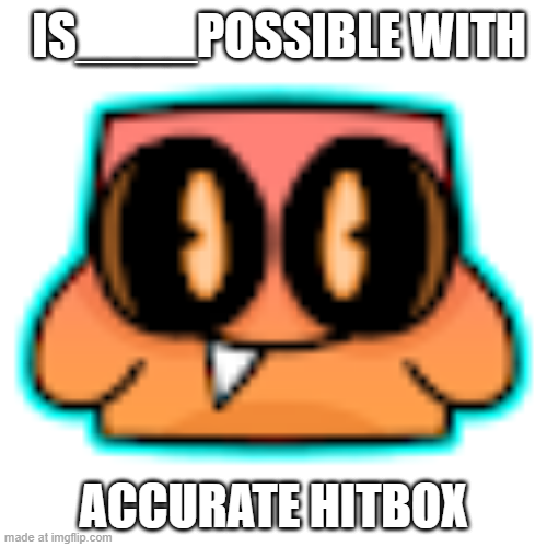 Possible With Accurate Hitbox Blank Meme Template