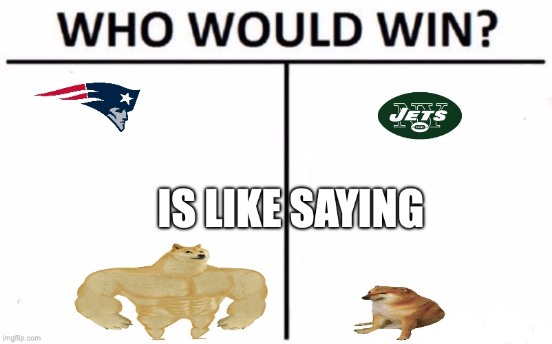 Who Would Win? | IS LIKE SAYING | image tagged in memes,who would win | made w/ Imgflip meme maker