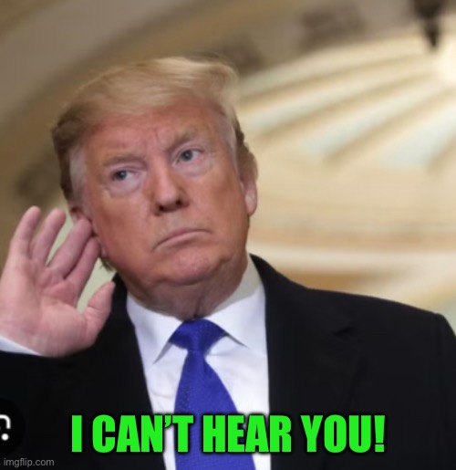 I CAN’T HEAR YOU! | made w/ Imgflip meme maker