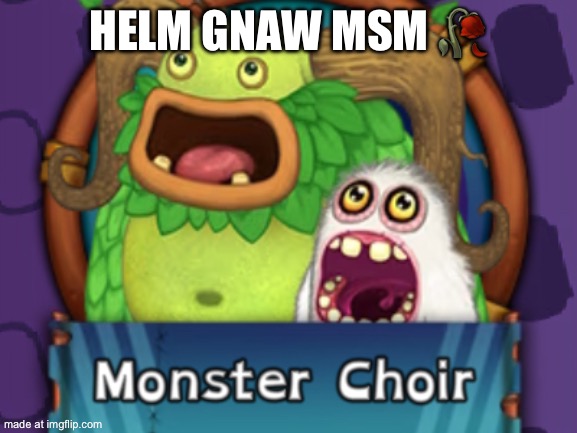 HELM GNAW MSM ? | made w/ Imgflip meme maker