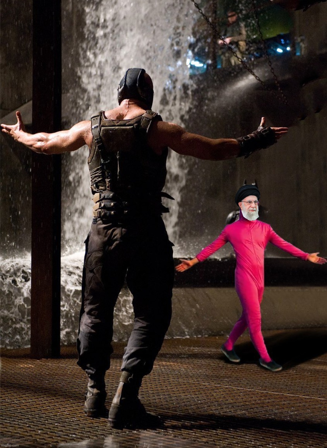 Bane vs Filthy Frank | image tagged in bane vs filthy frank | made w/ Imgflip meme maker