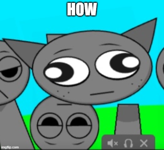 Stupid gray | HOW | image tagged in stupid gray | made w/ Imgflip meme maker