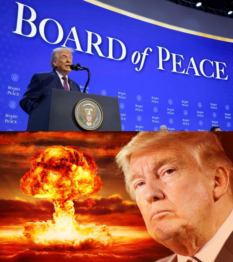 Trump board of peace then bored of peace Blank Meme Template