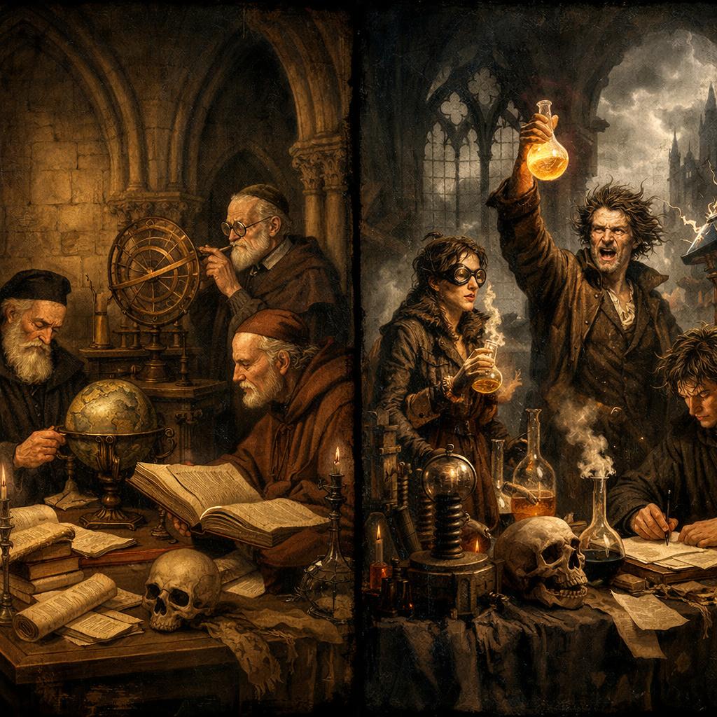 Cientistas tradicionais vs cientistas revolucionários Blank Meme Template